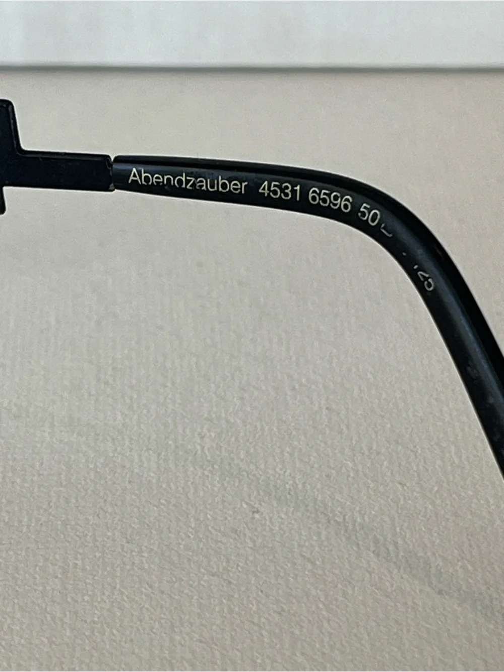 Vintage Yabi Art Abendzauber 4531 6596 Rimless Geometric Eyeglasses Germany